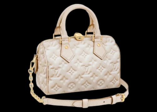 Louis Vuitton Speedy Bandouliere 20 Beige Clair