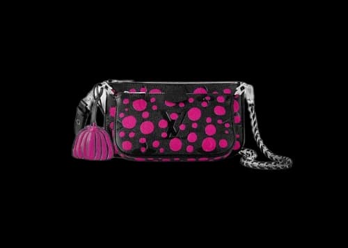 Louis Vuitton LV x YK Multi Pochette Accessories Black/Fuchsia