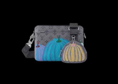 Louis Vuitton LV x YK Trio Messenger Pumpkin Print