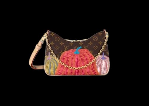 Louis Vuitton LV x YK Boulogne Pumpkin Print