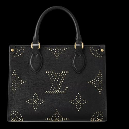 LOUIS VUITTON OnTheGo PM Monogram Empreinte Tote Bag 'Black' (Women's)