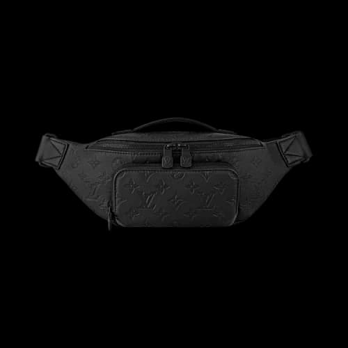 Louis Vuitton Rush Bumbag 'Black Monogram Shadow Calfskin Leather'