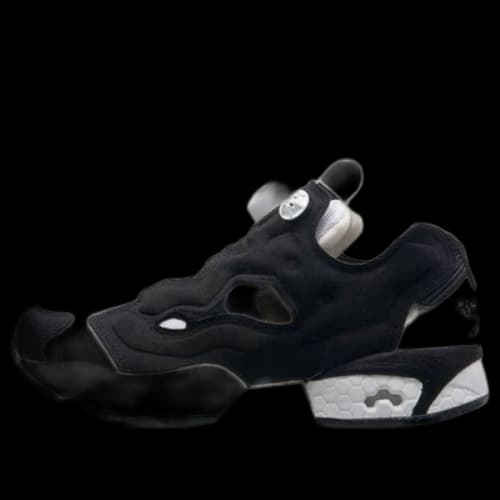Reebok Instapump Fury OG Hollow Out Splicing Shoes/Sneakers Unisex Black White