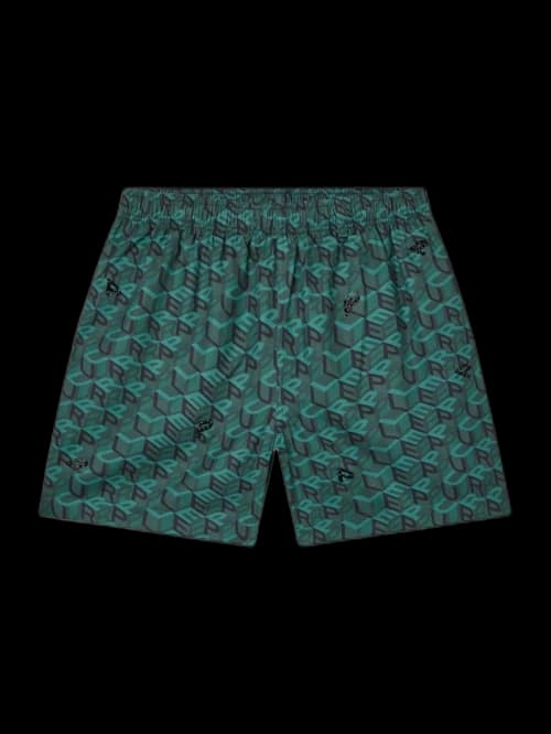 Purple Brand Lyocell Resort Short Shorts Green