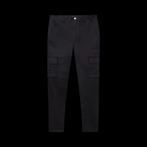 PURPLE BRAND Twill Cargo Pant 'Black'
