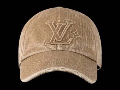 Louis Vuitton x Nigo LV Denim Washed Cap Beige