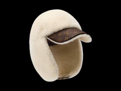 Louis Vuitton Chapka Aviator Cloud Hat White