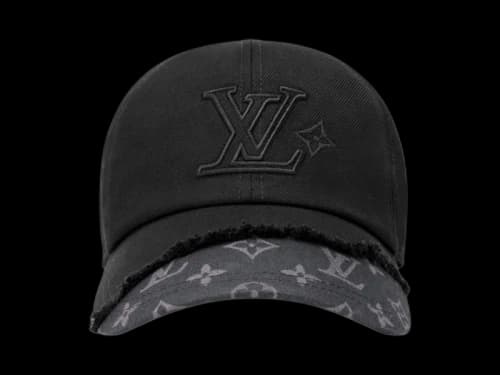 Louis Vuitton Flower Monogram Cap Black
