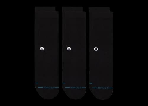 Stance Icon Crew Socks (3 Pack) Black