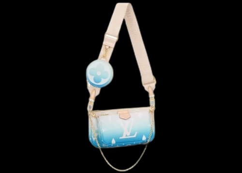 Louis Vuitton Multi Pochette Gradient Pastel Blue