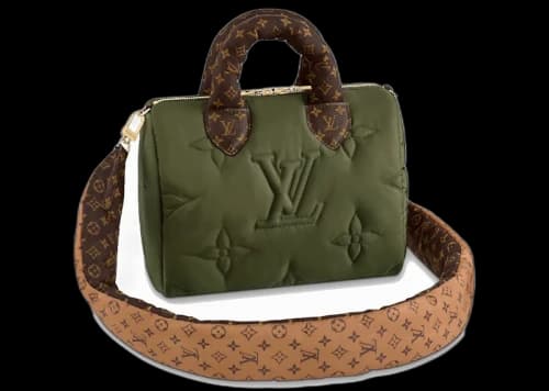 Louis Vuitton Speedy Bandouliere 25 Khaki Green
