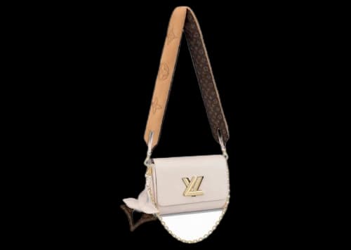 Louis Vuitton Twist MM Cream