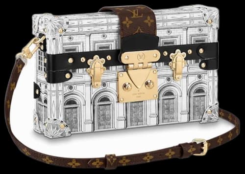 Louis Vuitton x Fornasetti Petite Malle Black/White