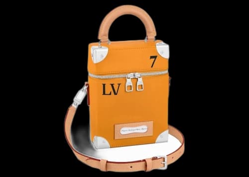 Louis Vuitton Vertical Box Trunk Saffron Yellow