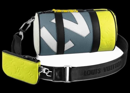 Louis Vuitton Polochon Bag Blue/Yellow