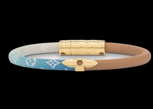 Louis Vuitton Bracelet Daily Confidentail Blue