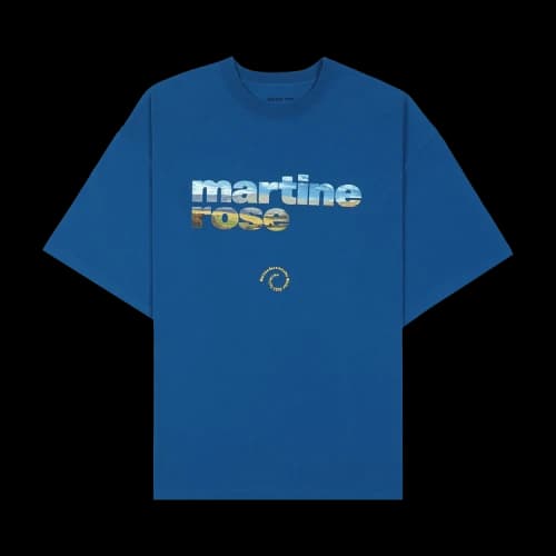 Martine Rose Goodside Oversized T-Shirt 'Blue'