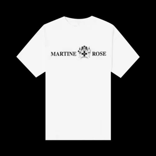 Martine Rose Quiet Riot Relaxed Fit T-Shirt 'White'