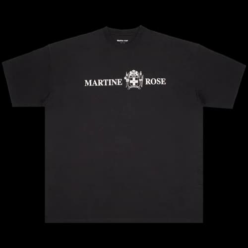 Martine Rose Oversized Quiet Riot T-Shirt 'Black'