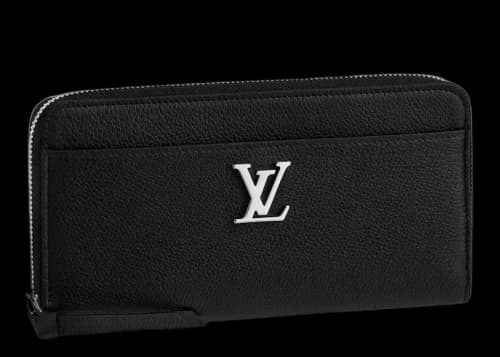 Louis Vuitton Lockme Zippy Wallet Noir Black