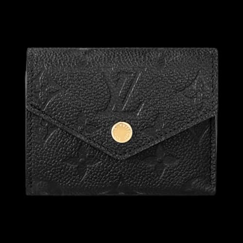 Louis Vuitton Zoé Wallet 'Black Monogram Embossed Empreinte Cowhide Leather'