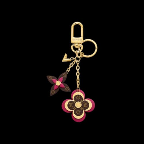 Louis Vuitton Blooming Flowers Bag Charm And Key Holder 'Flower Monogram Canvas'