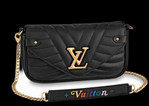 Louis Vuitton New Wave Chain Pochette Black