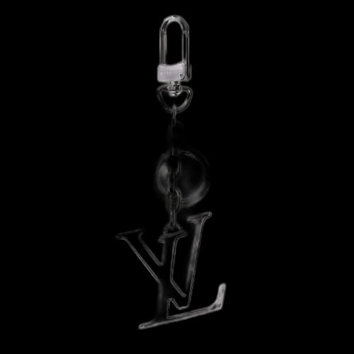 Louis Vuitton Key Holder LV Initials Silver