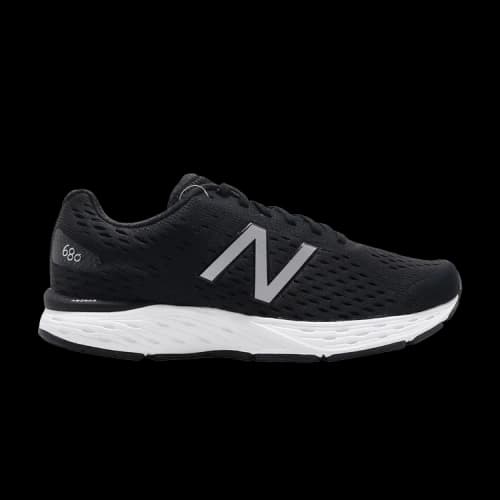 New Balance 680 Extra Wide 'Black Silver'