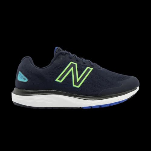 New Balance Fresh Foam 680v7 2E Wide 'Eclipse Pixel Green'