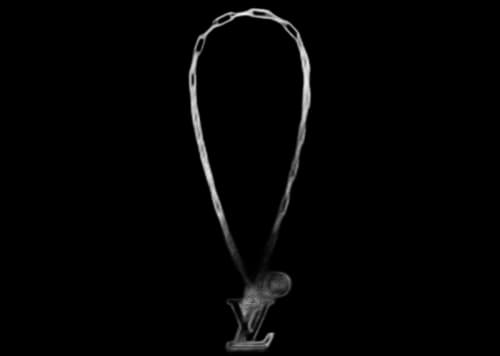 Louis Vuitton LV Chain Links Necklace White