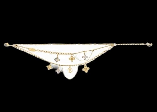 Louis Vuitton Blooming Strass Bracelet Gold
