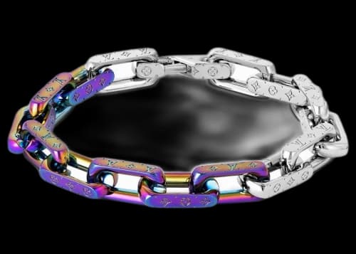 Louis Vuitton Chain Bracelet Monogram Rainbow