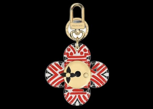 Louis Vuitton Crafty Vivienne Head Bag Charm and Key Holder Cream/Red