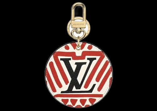 Louis Vuitton Crafty Illustre Bag Charm and Key Holder Cream/Red