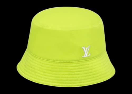 Louis Vuitton Taigarama Bucket Hat Neon Yellow