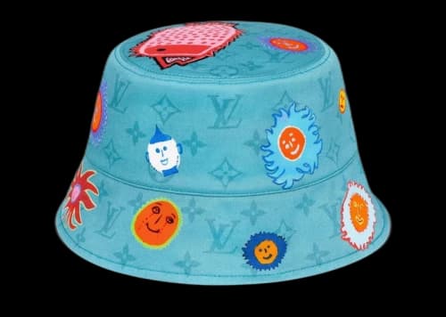 Louis Vuitton LV x YK Reversible Faces Bucket Hat Blue
