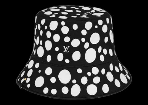 Louis Vuitton x Yayoi Kusama Reversible Infinity Dots Bucket Hat Black/White