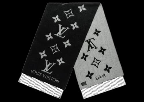 Louis Vuitton Reykjavik Scarf Black