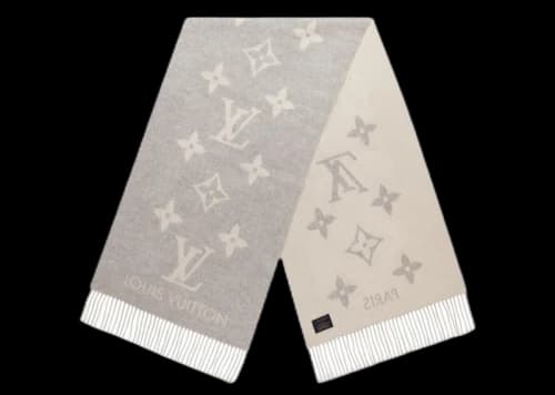 Louis Vuitton Reykjavik Scarf Grey