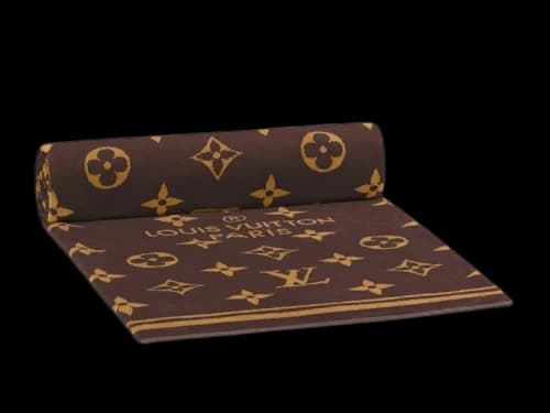 Louis Vuitton Monogram Classic Beach Towel Ebony/Beige