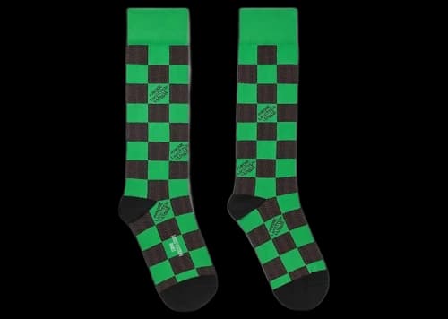 Louis Vuitton Damier Pop Socks Green
