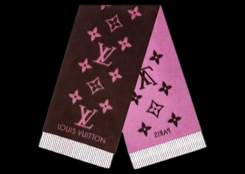 Louis Vuitton Reykjavik Scarf Brown
