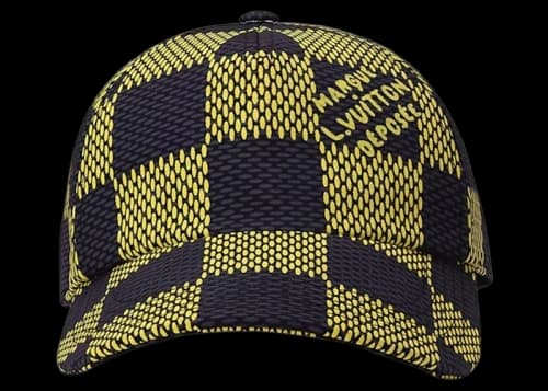 Louis Vuitton Damier Pop Cap Yellow
