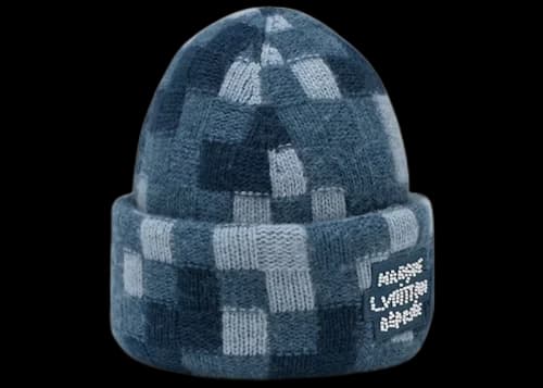 Louis Vuitton Denim Beanie Blue