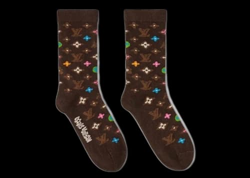 Louis Vuitton by Tyler, the Creator Monogram Craggy Socks Brown