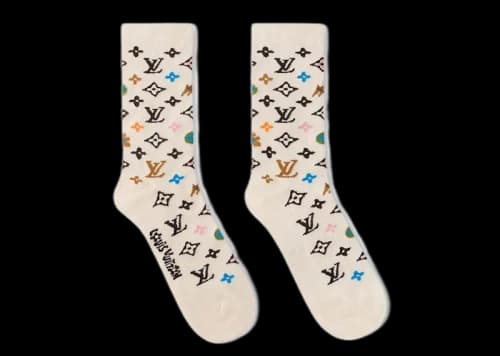 Louis Vuitton by Tyler, the Creator Monogram Craggy Socks Beige