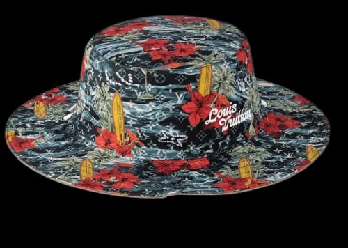 Louis Vuitton Surfin' Monogram Explorer Reversible Bucket Hat Navy