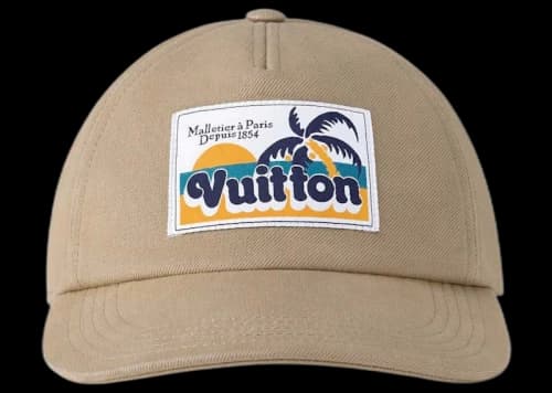 Louis Vuitton Palm Tree Patch Cap Beige