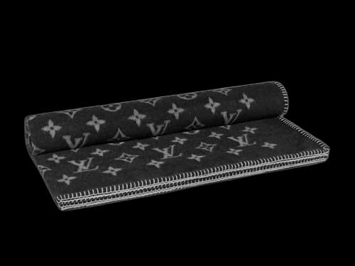 Louis Vuitton Monogram Eclipse Blanket Black/Gray